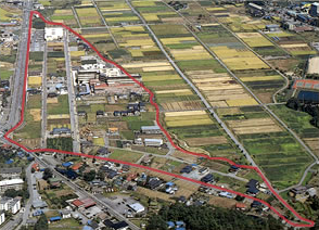 富士吉田市城山東土地区画整理事業