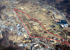 富士吉田市城山東土地区画整理事業
